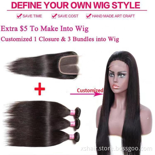 Own Factory Outlets Silky Straight 100% Virgin Hair Human Hair Bundles Wholesale Human Hair Weaves For Black Women
